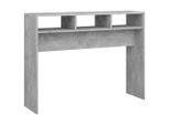 Syfax™ Tavolino Consolle Grigio Cemento 105X30X80Cm Legno Multistrato
