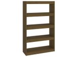 Syfax™ Libreria/Divisorio Ambra 80X30X135,5 Cm Legno Massello Di Pino