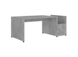Syfax™ Tavolino Da Salotto Grigio Cemento 90X45X35Cm Legno Multistrato