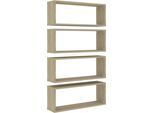 Syfax™ Mensole Parete A Cubo 4Pz Rovere Sonoma 60X15X23 Cm Multistrato