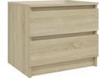Syfax™ Comodino Rovere Sonoma 50X39X43,5 Cm In Legno Multistrato