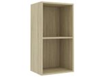Syfax™ Libreria 5 Ripiani Rovere Sonoma 40X30X76,5Cm Legno Multistrato