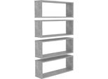 Syfax™ Mensole Parete A Cubo 4Pz Grigio Cemento 60X15X23Cm Multistrato