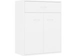 Syfax™ Credenza Bianca 60X30X75 Cm In Legno Multistrato