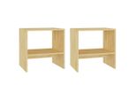 Syfax™ Comodini 2 Pz 40X30,5X40 Cm In Legno Massello Di Pino