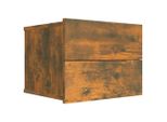 Syfax™ Comodino Rovere Fumo 40X30X30 Cm Legno Multistrato