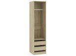 Syfax™ Armadio Cassetti Rovere Sonoma 50X50X200 Cm Legno Multistrato