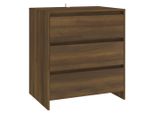Syfax™ Credenza Rovere Marrone 70X41X75 Cm In Truciolato