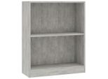 Syfax™ Libreria Grigio Cemento 60X24X76 Cm In Legno Multistrato