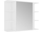 Syfax™ Armadio Da Bagno Bianco 80X20,5X64 Cm In Legno Multistrato