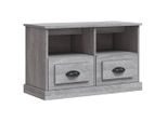 Syfax™ Mobile Porta Tv Grigio Sonoma 80X35X50 Cm In Legno Multistrato