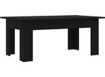 Syfax™ Tavolino Da Salotto Nero 100X60X42 Cm In Legno Multistrato