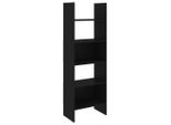 Syfax™ Libreria Nera 60X35X180 Cm In Legno Multistrato