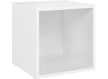 Syfax™ Mobile Porta Tv Bianco 37X35X37 Cm In Legno Multistrato