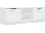 Syfax™ Mobile Porta Tv Bianco 102X35X36,5 Cm In Legno Multistrato