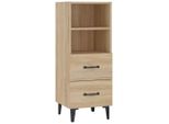 Syfax™ Credenza Rovere Sonoma 34,5X34X90 Cm In Legno Multistrato