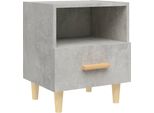 Syfax™ Comodino Grigio Cemento 40X35X47 Cm