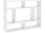 Syfax™ Scaffale A Parete Bianco 75X16X55 Cm In In Multistrato