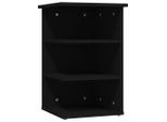Syfax™ Credenza Nera 35X35X55 Cm In Legno Multistrato