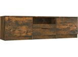 Syfax™ Mobile Tv Rovere Fumo 140X35X40 Cm In Legno Ingegnerizzato