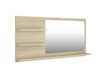Syfax™ Specchio Da Bagno Rovere Sonoma 90X10,5X45 Cm Legno Multistrato