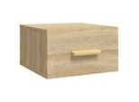 Syfax™ Comodino A Muro Rovere Sonoma 35X35X20 Cm