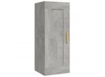 Syfax™ Armadietto A Muro Grigio Cemento 35X34X90 Cm Legno Multistrato