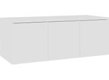 Syfax™ Mobile Porta Tv Bianco 80X34X30 Cm In Legno Multistrato