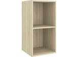 Syfax™ Mobile Tv Da Parete Rovere Sonoma 37X37X72 Cm Legno Multistrato