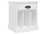 Syfax™ Comodino Bianco 43X36X50 Cm