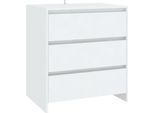 Syfax™ Credenza Bianca 70X41X75 Cm In Truciolato