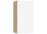 Syfax™ Mobile Tv Bianco Rovere Sonoma 30,5X30X60 Cm Legno Multistrato