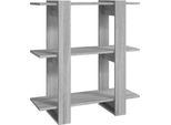 Syfax™ Libreria/Divisorio Grigio Sonoma 80X30X87 Cm