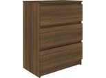 Syfax™ Credenza Rovere Marrone 60X35X76 Cm In Legno Ingegnerizzato