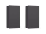 Syfax™ Mobili Tv 2 Pz Grigi 30,5X30X60 Cm In Legno Multistrato