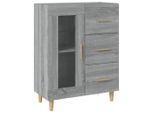 Syfax™ Credenza Grigio Sonoma 69,5X34X90 Cm In Legno Multistrato