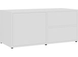 Syfax™ Mobile Porta Tv Bianco 80X34X36 Cm In Legno Multistrato