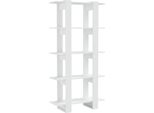 Syfax™ Libreria/Divisorio Bianco 80X30X160 Cm In Legno Multistrato