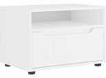Syfax™ Mobile Tv Visnes Bianco 60X40X38 Cm In Legno Multistrato