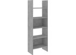 Syfax™ Libreria Grigio Cemento 60X35X180 Cm In Legno Multistrato