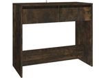Syfax™ Tavolo Consolle Rovere Fumo 89X41X76,5 Cm In Acciaio