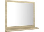 Syfax™ Specchio Da Bagno Rovere Sonoma 40X10,5X37 Cm Legno Multistrato