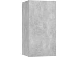 Syfax™ Mobile Porta Tv Grigio Cemento 30,5X30X60 Cm Legno Multistrato