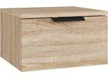 Syfax™ Comodino A Muro Rovere Sonoma 34X30X20 Cm