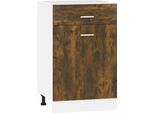 Syfax™ Mobile Con Cassetto “Lyon” Rovere Fumo 50X46X81,5 Cm