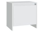 Syfax™ Comodino Bianco 45X34X44,5 Cm In Truciolato