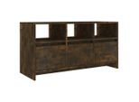 Syfax™ Mobile Porta Tv Rovere Fumo 102X37,5X52,5 Cm In Truciolato