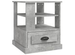 Syfax™ Tavolino Grigio Cemento 50X50X60 Cm In Legno Multistrato
