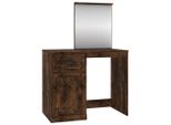 Syfax™ Toeletta Specchio Rovere Fumo 90X50X132,5Cm Legno Multistrato