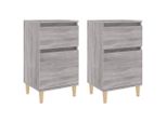 Syfax™ Comodini 2 Pz Grigio Sonoma 40X35X70 Cm